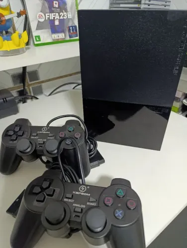 Playstation 2 slim bem conservado
