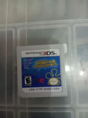 SpongeBob Squarepants Bob esponja jogo Nintendo 3ds game americano 