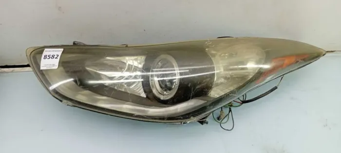 Farol Led Hyundai Elantra 2011 A 2015 Angel Máscara Negra