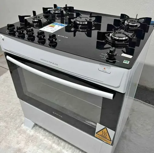 Fogão Atlas Monaco Top Glass