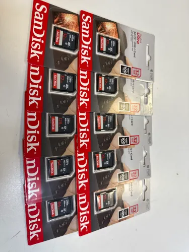 MEMORIA SD 32GB KIT COM 10 CARTÕES