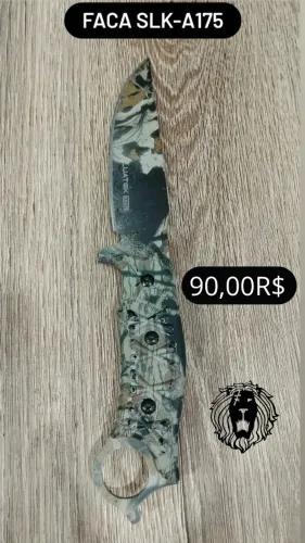 Faca Tática Militar Camuflada 