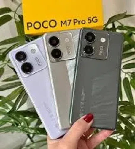 Celular Xiaomi Poco M7 Pro 5G 512GB 12RAM Lacrado Garantia Entregamos Gratis