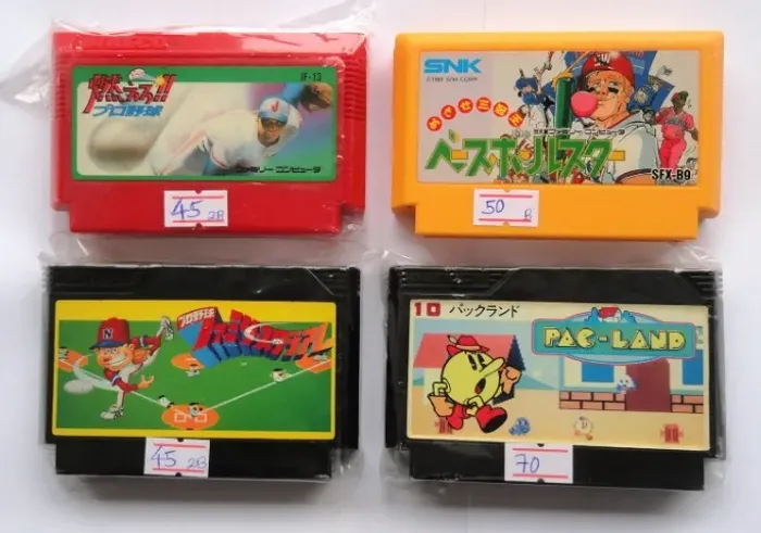famicom nintendo nes lote 4 fitas japones oferta veja nintendinho