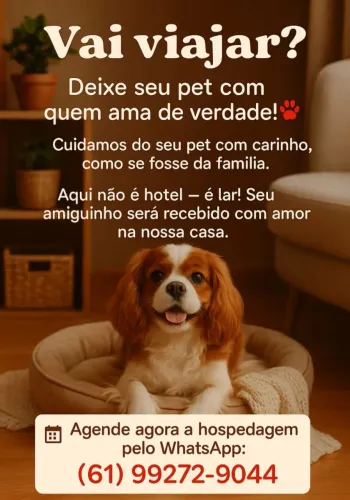 Hospedagem pet.