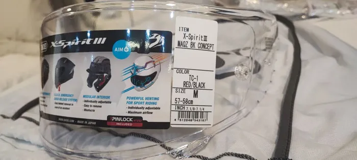 Viseira ORIGINAL Shoei X-Spirit III (clear)