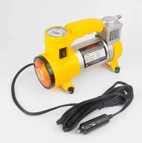 Compressor de ar para Carro 12v 150w 100PSI Com Lanterna