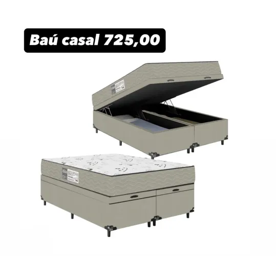 Cama baú casal