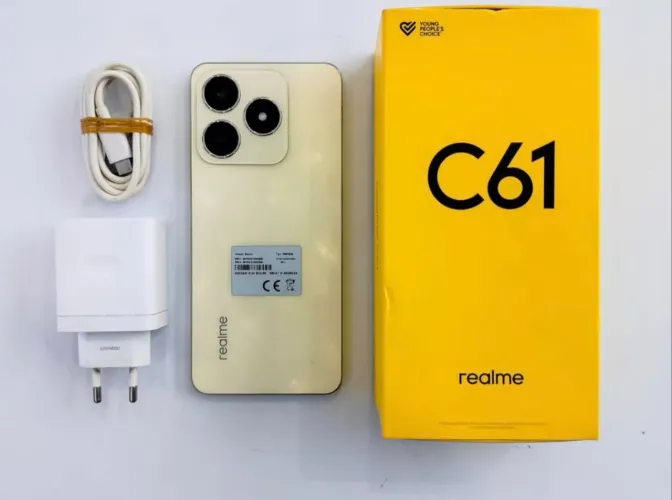 Realme C61 - Novo na caixa- Passamos cartão - Entregamos Goiânia e Região