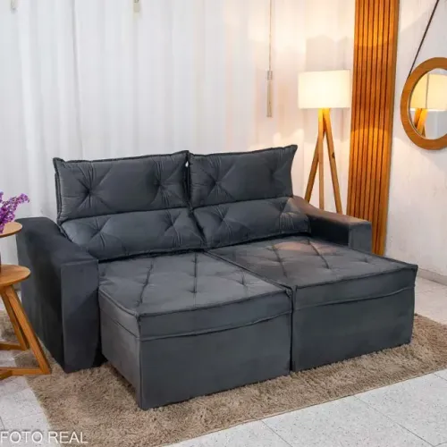 Sofá Retrátil Reclinável Moscou 2.00m _IMPERIAL DECOR
