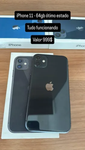 iPhone 11 Black 64gb conservado