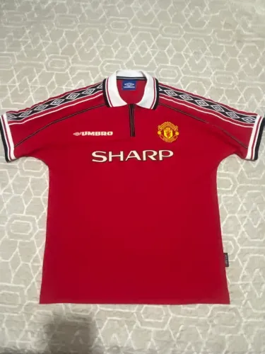 Camisa futebol Manchester United 1998