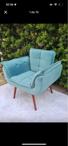 PAGUE NA ENTREGA!! POLTRONA OPALLA LUXO