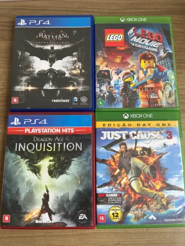 Jogos de PS4 e Xbox