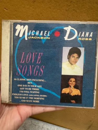 CD Michael Jackson e Diana Ross - Love Songs