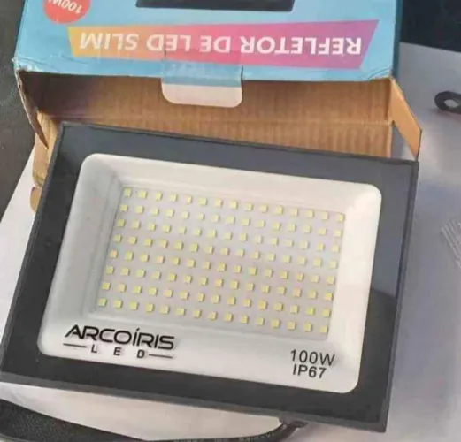 Refletor led holofotes iluminação 100w