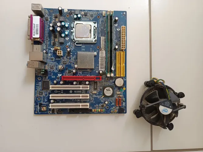 Placa Mãe Socket 775 DDR AGP Intel MSI PM8M3-V + Gabinete