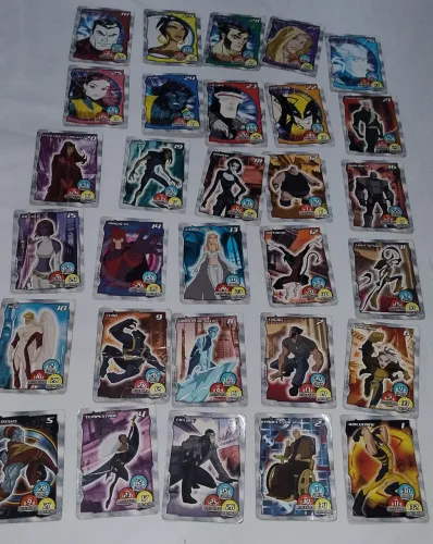 Coleção Wolverine e os X-Men Elma Chips 30 Cartas