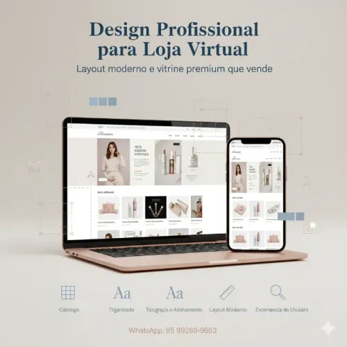Design Profissional para Loja Virtual | Layout Moderno e Vitrine Premium