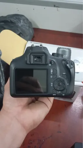 Câmera profissional, Canon EOS Rebel T100 + Lente 18-55mm-completa 
