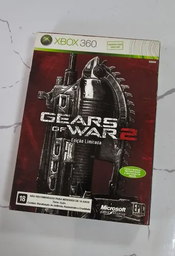 Gears of war 2 edição limitada em PtBr Xbox 360 Raro