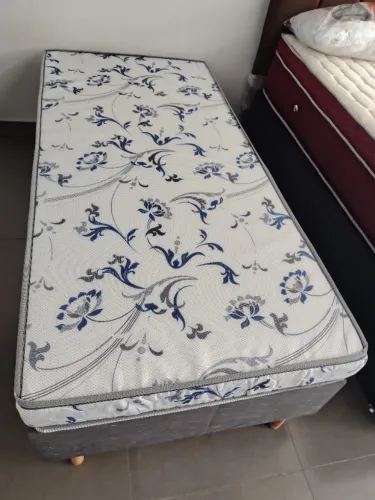 CAMA SOLTEIRO BOX COM COLCHÃO D20 DISPONÍVEL À PRONTA-ENTREGA 