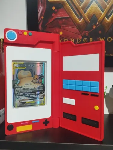Expositor de carta Pokémon estilo Pokeagenda 