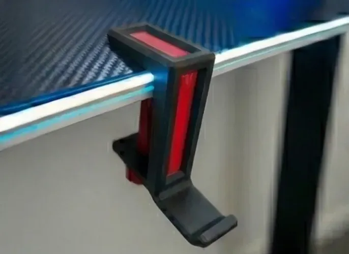 SUPORTE DE HEADSET PREMIUM - FIXAÇÃO NA MESA | PETG ULTRARRESISTENTE