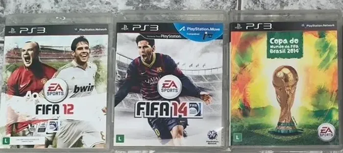 Jogos De PlayStation 3 - Fifa 12, Fifa 14 e Copa do Mundo