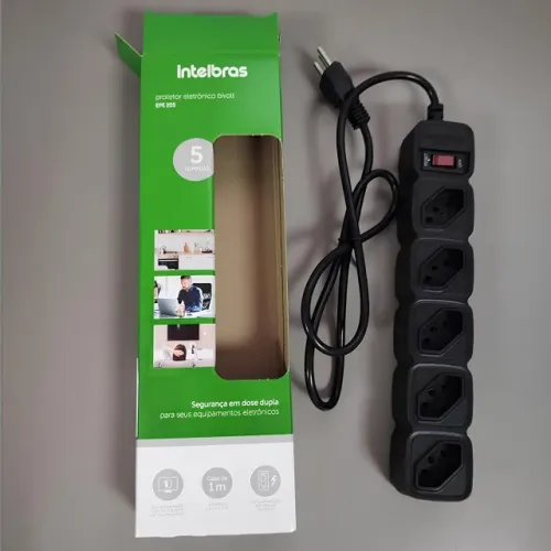 Filtro de Linha com 5 tomadas Intelbras