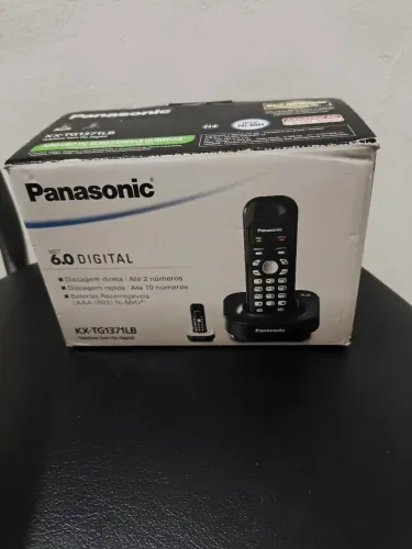 Telefone Sem Fio Digital Panasonic na caixa (NOVO) KX-TG1371LB