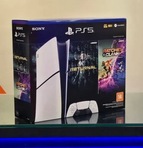 PS5 Slim - Digital c/ 2 Jogos - Temos LOJA FÍSICA!