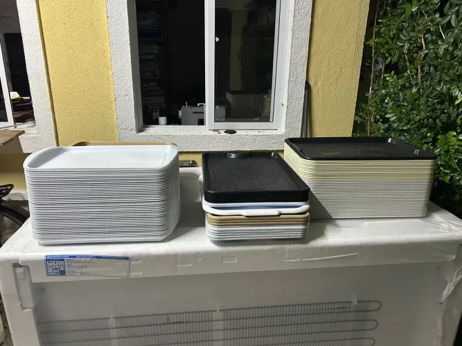 Lote de bandeja self-service 