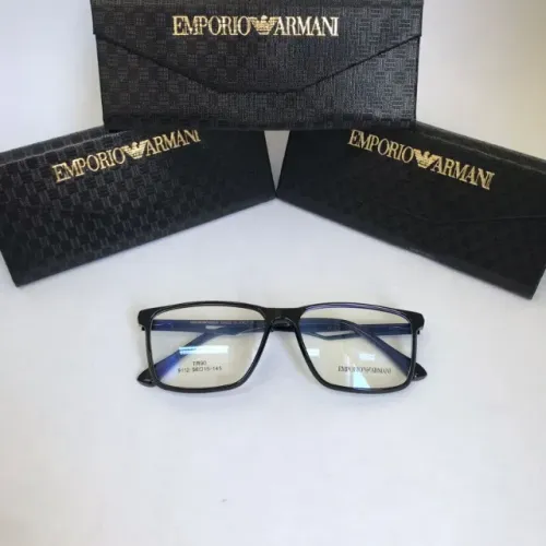 Óculos Empório Armani black piano armação elegante e confortável 