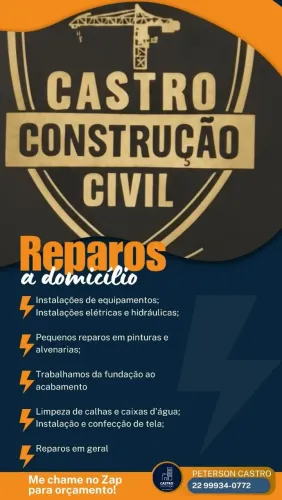 Obras em geral , reparos e manutenção 
