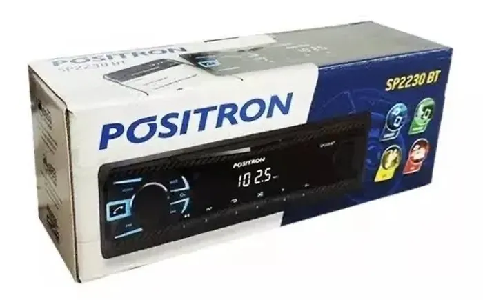AUTO RÁDIO SP2230BT MP3 USB VIVA VOZ BLUETOOTH PÓSITRON