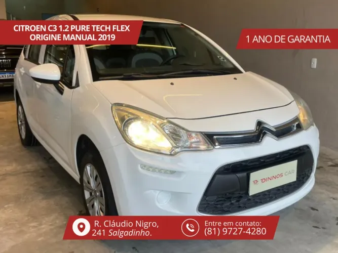 Citroen C3 Attraction Pure Tech 1.2 Flex 12V MEC 2019