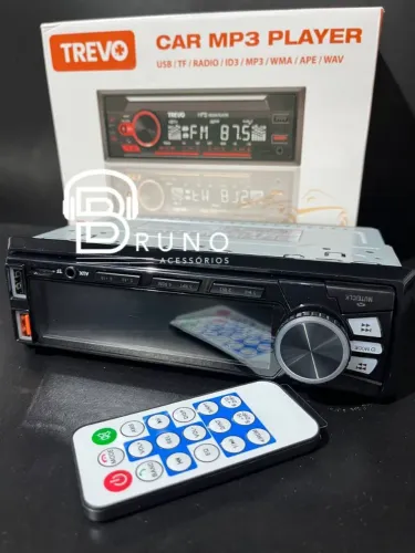 Som Automotivo Car MP3 Player USB/TF/Radio
