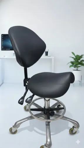 Mocho sela luxo com encosto