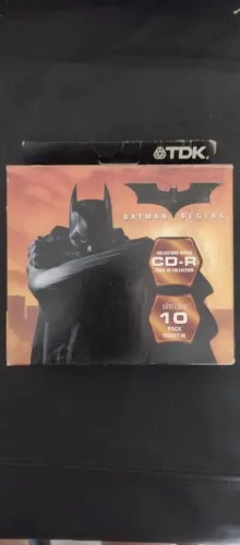 CD R virgem Batman TDK coleção 