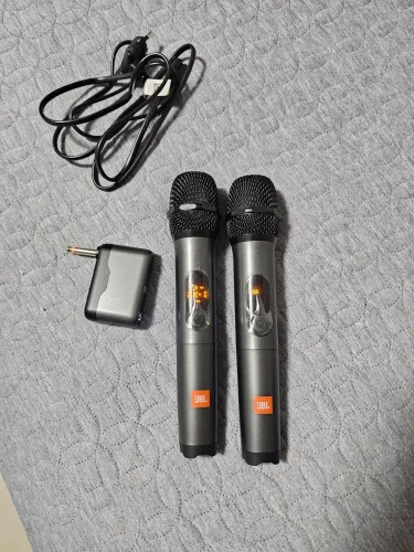 2 MICROFONES SEM FIO JBL ORIGINAIS