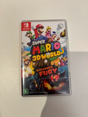 Super Mario 3D world + Bowsers fury mídia física