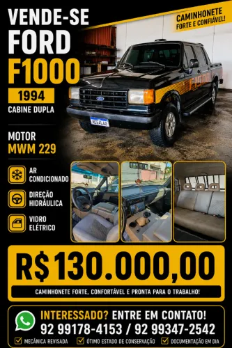 Ford F-1000 Super Diesel / Super Diesel Turbo 1994