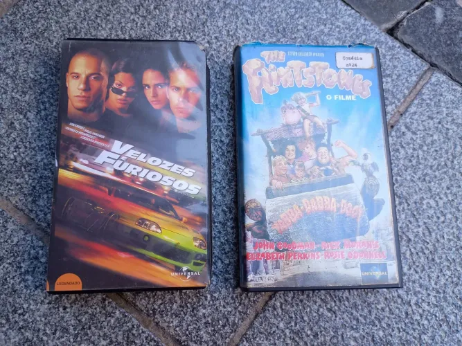 Fitas VHS antigas 