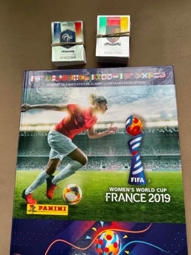album de figurinhas capa dura copa feminina 2019