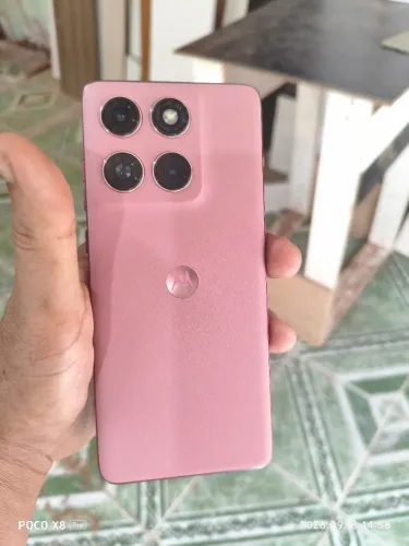 Edge 60 fusion rosa zero todo original