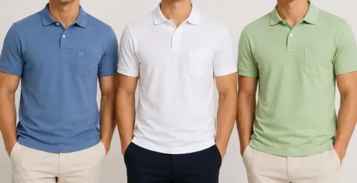 03 camisas polo masculina