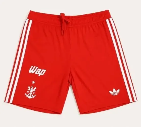 Short Goleiro Flamengo Original Adidas 2024 Modelo Jogador.