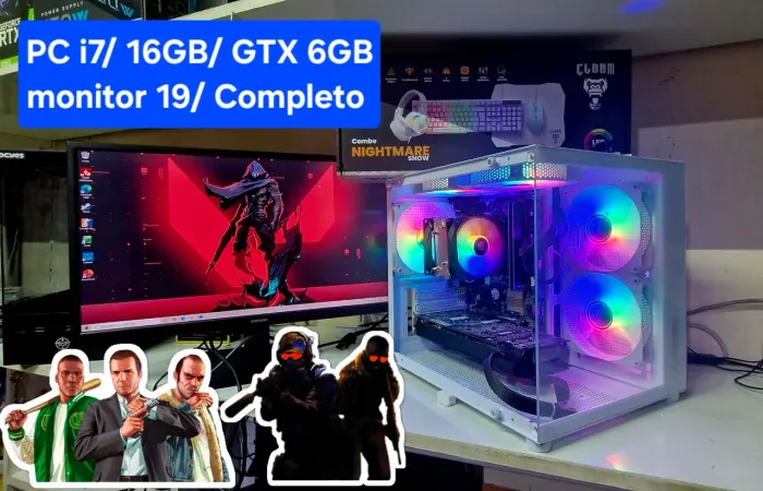 PC Top i7/ GTX 6GB/ 16GB DDR4/ Entrego parcelo