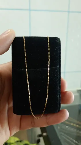 Cordão de ouro tijolinho 